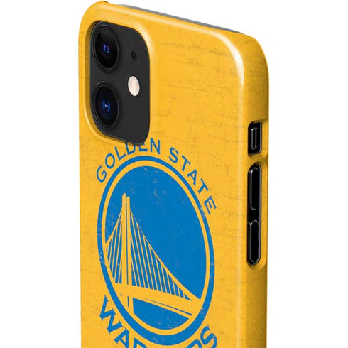 NBA Golden State Warriors Distressed iPhone 12 Mini Lite Case