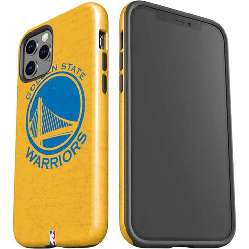 NBA Golden State Warriors Distressed iPhone 12 Pro Impact Case