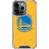 NBA Golden State Warriors Distressed iPhone 15 Pro Clear Case
