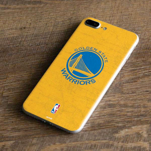 NBA Golden State Warriors Distressed iPhone 7 Plus Skin