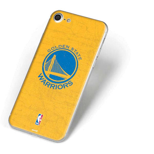 NBA Golden State Warriors Distressed iPhone 7 Skin