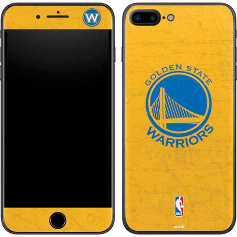 NBA Golden State Warriors Distressed iPhone 8 Plus Skin