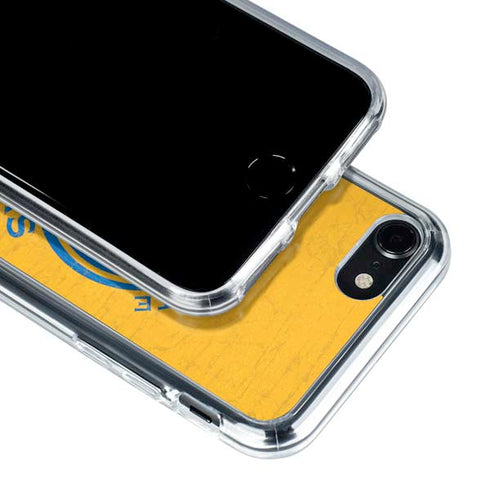 NBA Golden State Warriors Distressed iPhone SE (2nd & 3rd Gen) Clear Case
