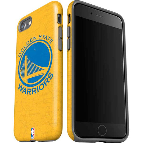 NBA Golden State Warriors Distressed iPhone SE (2nd & 3rd Gen) Pro Case