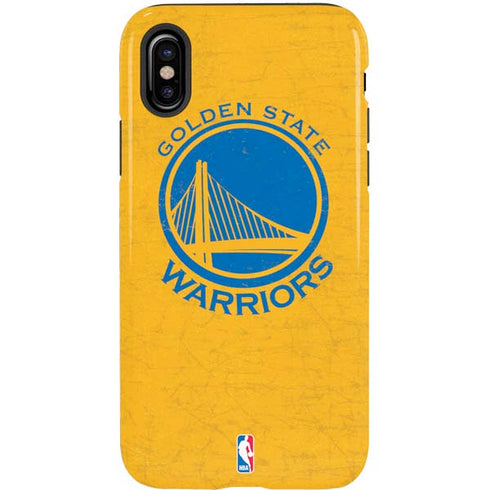 NBA Golden State Warriors Distressed iPhone X Pro Case