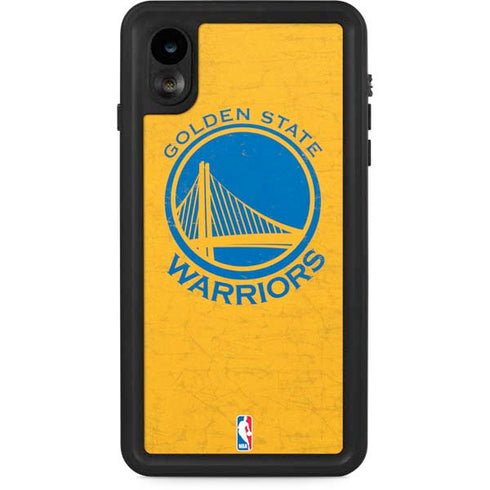 NBA Golden State Warriors Distressed iPhone XR Waterproof Case