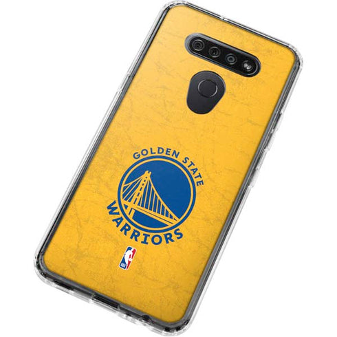 NBA Golden State Warriors Distressed LG K51/Q51 Clear Case
