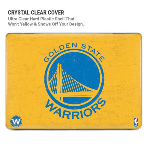 NBA Golden State Warriors Distressed MacBook Air 15in (2023-2025) Case plus Skin