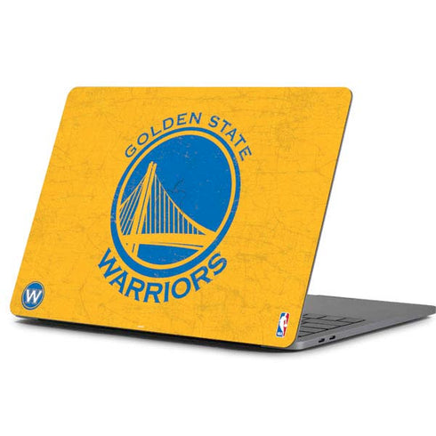 NBA Golden State Warriors Distressed Apple MacBook Pro 13-inch Skin