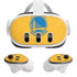 NBA Golden State Warriors Distressed Meta Quest 3 Skin