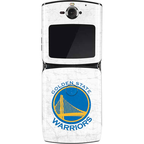 NBA Golden State Warriors Distressed Motorola RAZR Skin