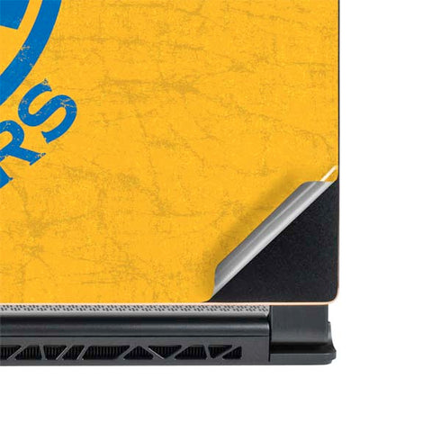 NBA Golden State Warriors Distressed MSI GS65 Stealth Laptop Skin