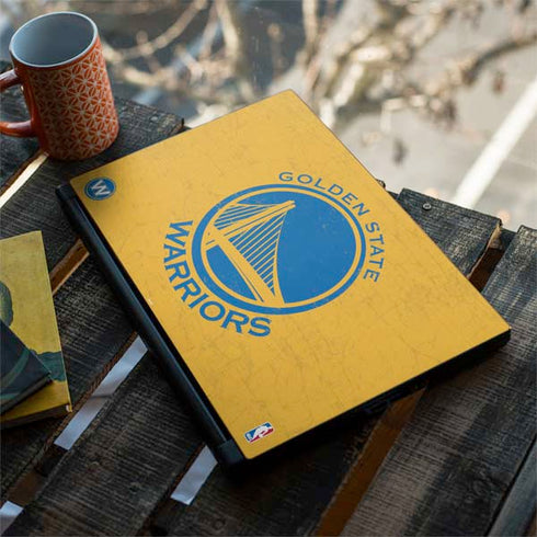 NBA Golden State Warriors Distressed MSI GS65 Stealth Laptop Skin