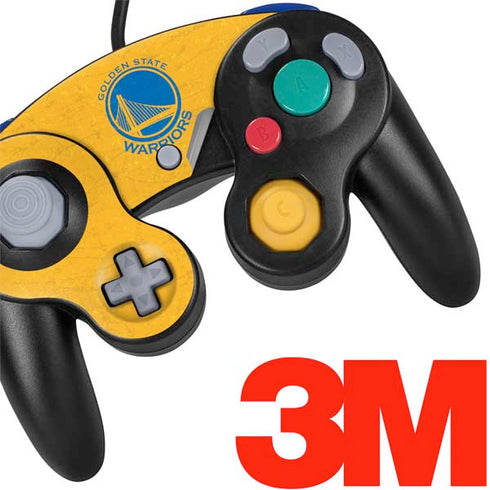 NBA Golden State Warriors Distressed Nintendo GameCube Controller Skin