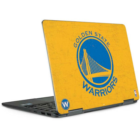 NBA Golden State Warriors Distressed Notebook 9 Pro 13in (2017) Skin