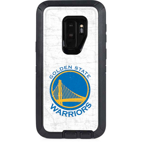 NBA Golden State Warriors Distressed Otterbox Defender Galaxy Skin