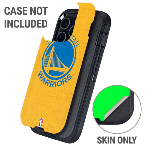 NBA Golden State Warriors Distressed Otterbox Defender iPhone Skin