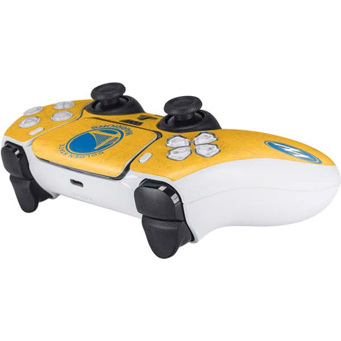 NBA Golden State Warriors Distressed PS5 Controller Skin