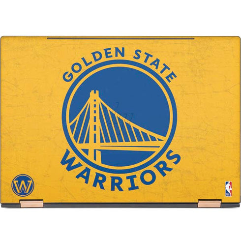 NBA Golden State Warriors Distressed HP Spectre Skin