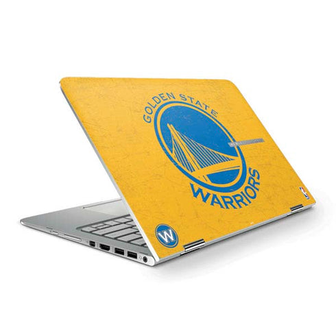 NBA Golden State Warriors Distressed HP Spectre Skin