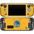 NBA Golden State Warriors Distressed Steam Deck Handheld Gaming Computer Skin