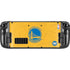 NBA Golden State Warriors Distressed Steam Deck Handheld Gaming Computer Skin