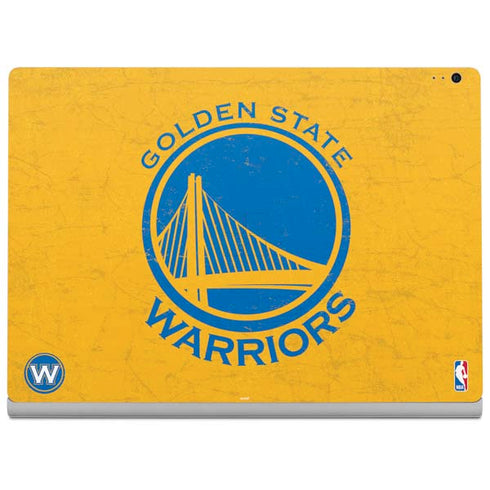NBA Golden State Warriors Distressed Surface Book 2 13.5in Skin