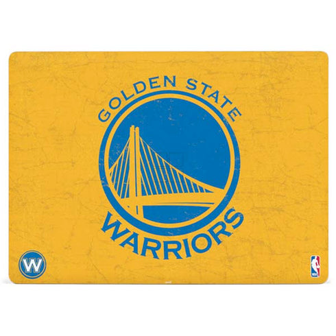 NBA Golden State Warriors Distressed Surface Laptop 2 Skin