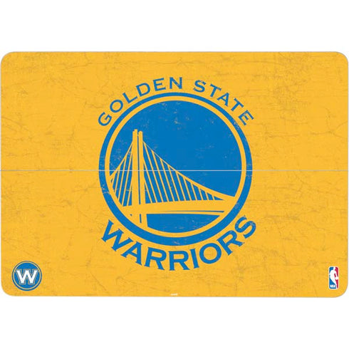 NBA Golden State Warriors Distressed Surface Laptop Studio Skin