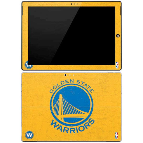 NBA Golden State Warriors Distressed Surface Pro 3 Skin