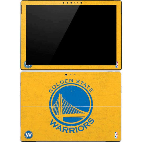 NBA Golden State Warriors Distressed Surface Pro 4 Skin