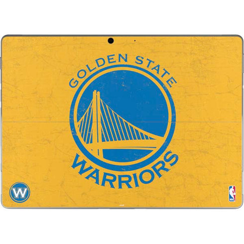 NBA Golden State Warriors Distressed Surface Pro 8 Skin