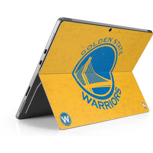 NBA Golden State Warriors Distressed Surface Pro 8 Skin
