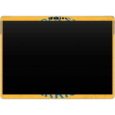 NBA Golden State Warriors Distressed Surface Pro 9 Skin