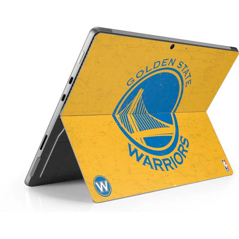 NBA Golden State Warriors Distressed Surface Pro 9 Skin