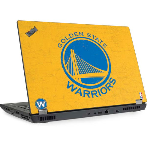 NBA Golden State Warriors Distressed Lenovo ThinkPad Skin