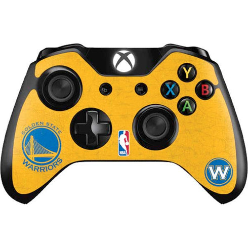 NBA Golden State Warriors Distressed Xbox One Controller Skin