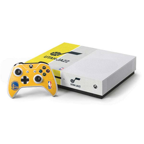 NBA Golden State Warriors Distressed Xbox One Skins