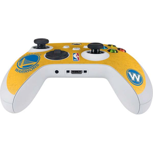 NBA Golden State Warriors Distressed Xbox Series S Controller Skin