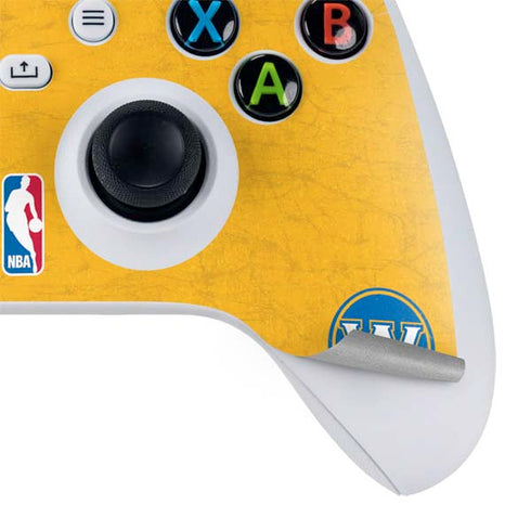 NBA Golden State Warriors Distressed Xbox Series S Controller Skin
