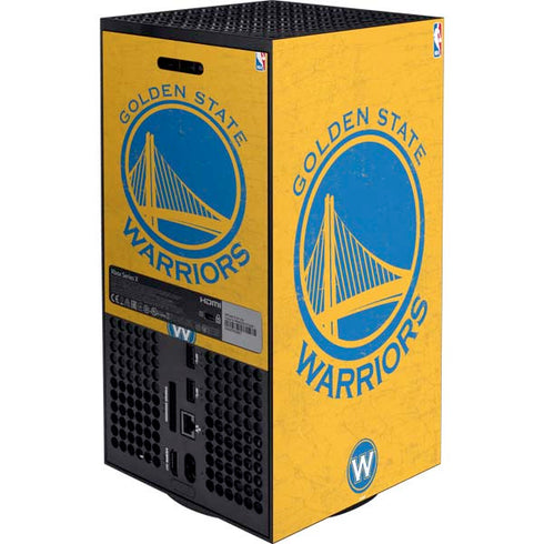 NBA Golden State Warriors Distressed Xbox Series X Bundle Skin