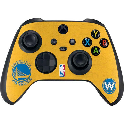 NBA Golden State Warriors Distressed Xbox Series X Bundle Skin