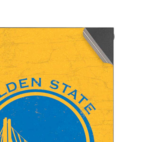 NBA Golden State Warriors Distressed Xbox Series X Console Skin