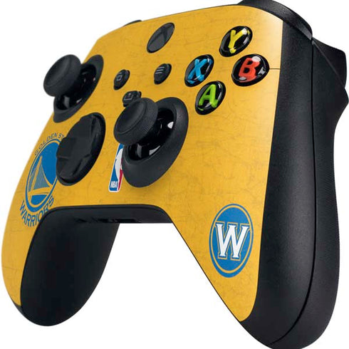 NBA Golden State Warriors Distressed Xbox Series X Controller Skin