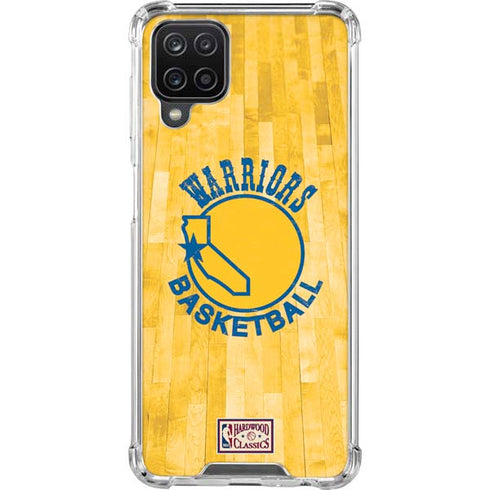 NBA Golden State Warriors Hardwood Classics Galaxy A12 Clear Case