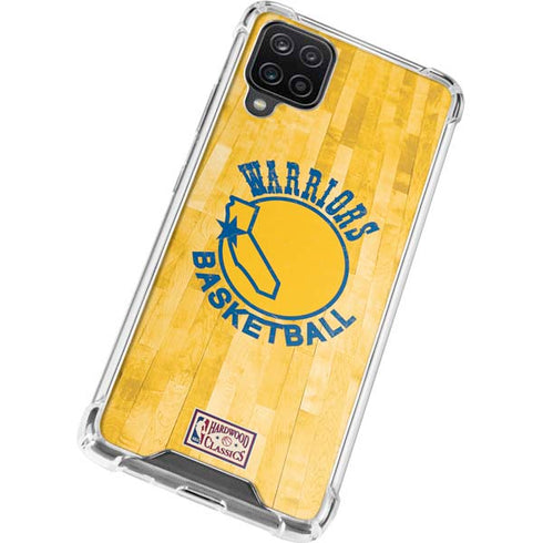NBA Golden State Warriors Hardwood Classics Galaxy A12 Clear Case