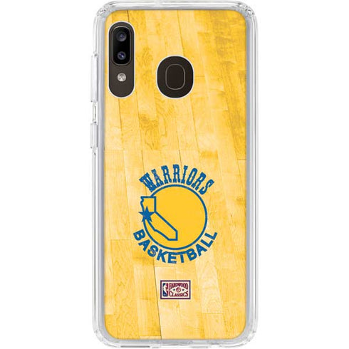 NBA Golden State Warriors Hardwood Classics Galaxy A20 Clear Case