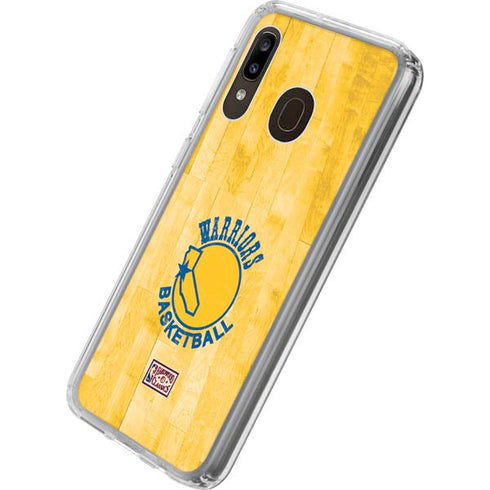 NBA Golden State Warriors Hardwood Classics Galaxy A20 Clear Case