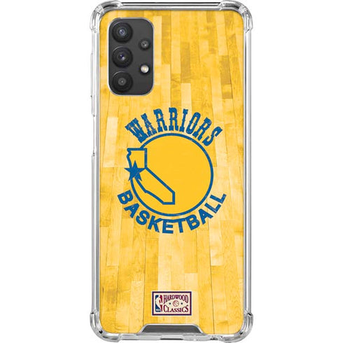 NBA Golden State Warriors Hardwood Classics Galaxy A32 5G Clear Case