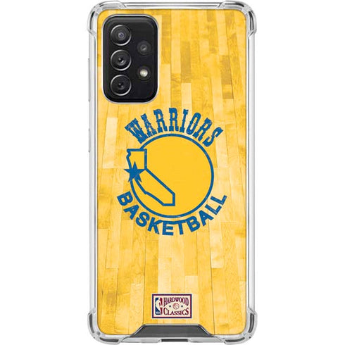 NBA Golden State Warriors Hardwood Classics Galaxy A72 5G Clear Case